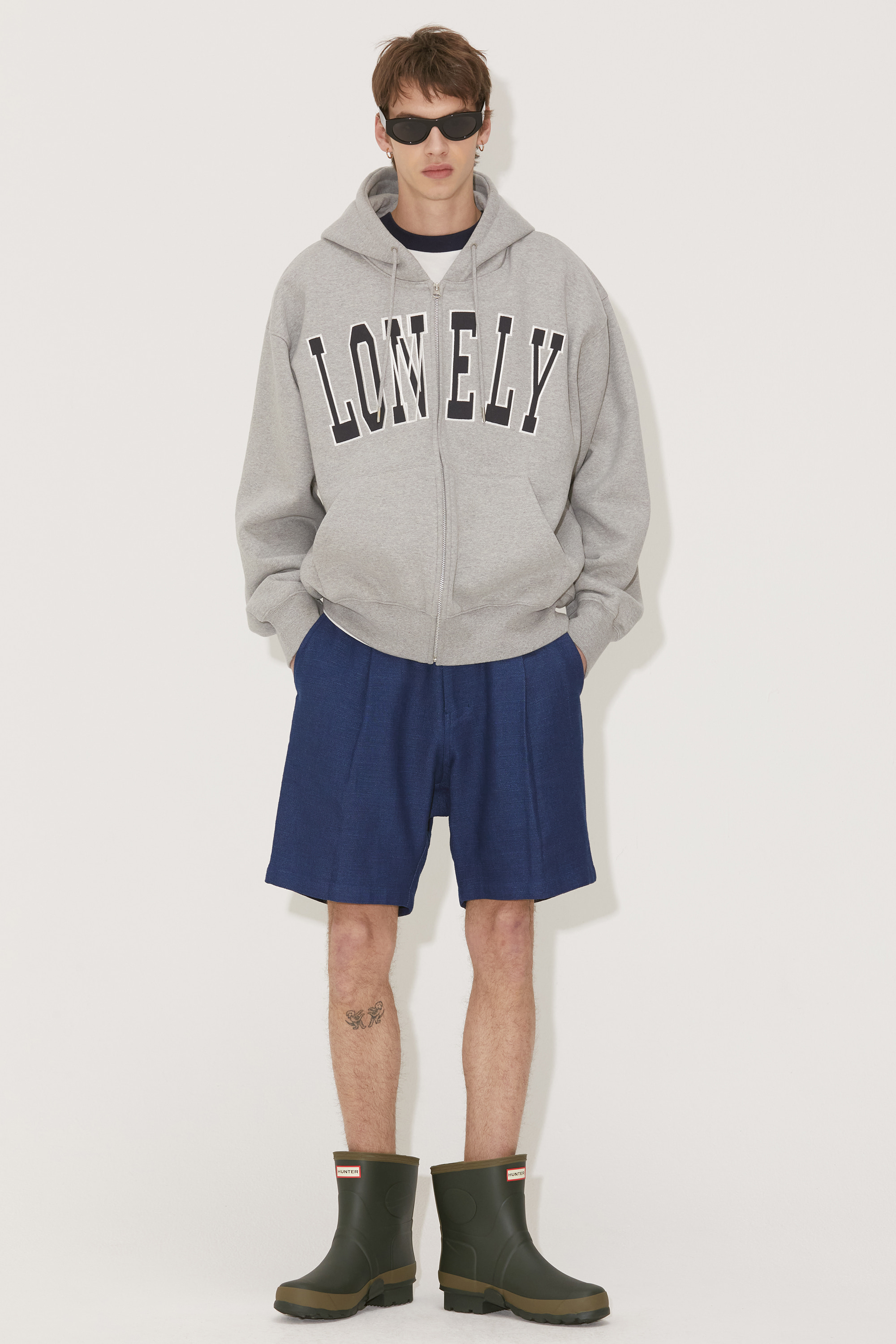 LONELY/LOVELY FLUFF HOODIE ZIP-UP