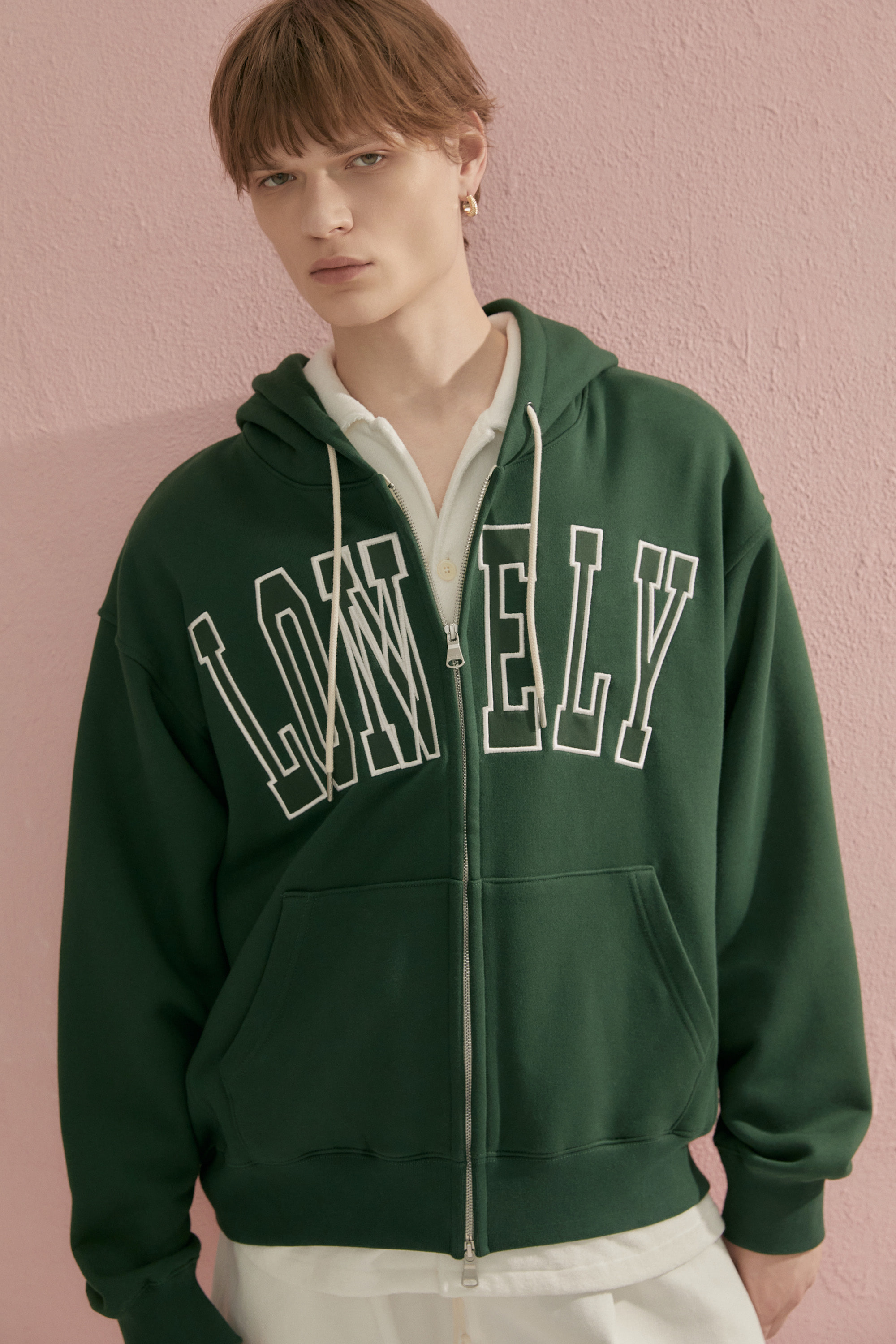 LONELY/LOVELY HOODIE ZIP-UP